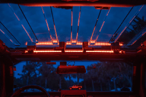 Jeep Wrangler JK / JL / Gladiator JT Interior LED Lighting Kit - 3 Piece Light Bar